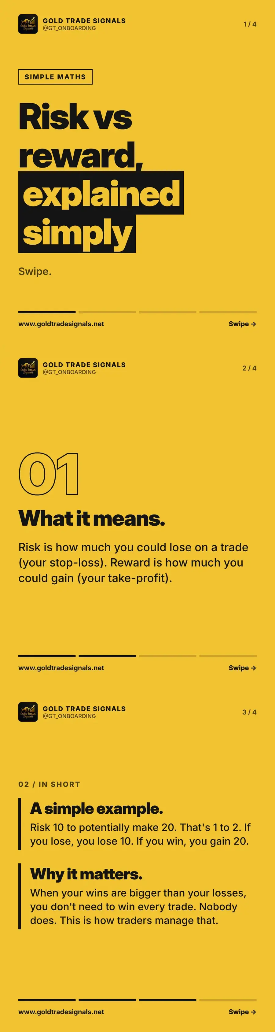 Cover for risk versus reward explained with simple maths