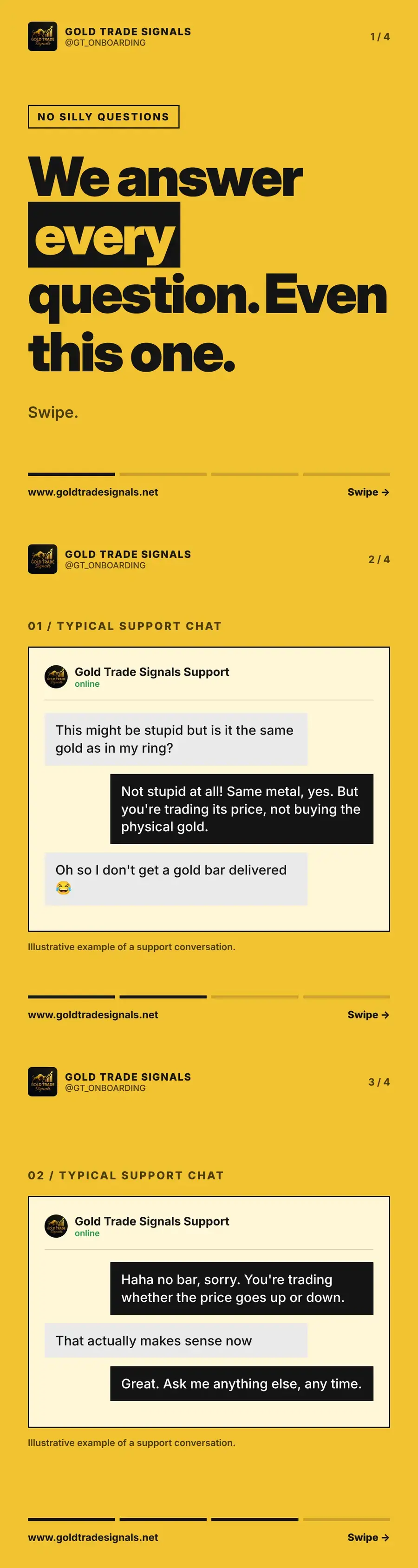 We answer every question, even this one