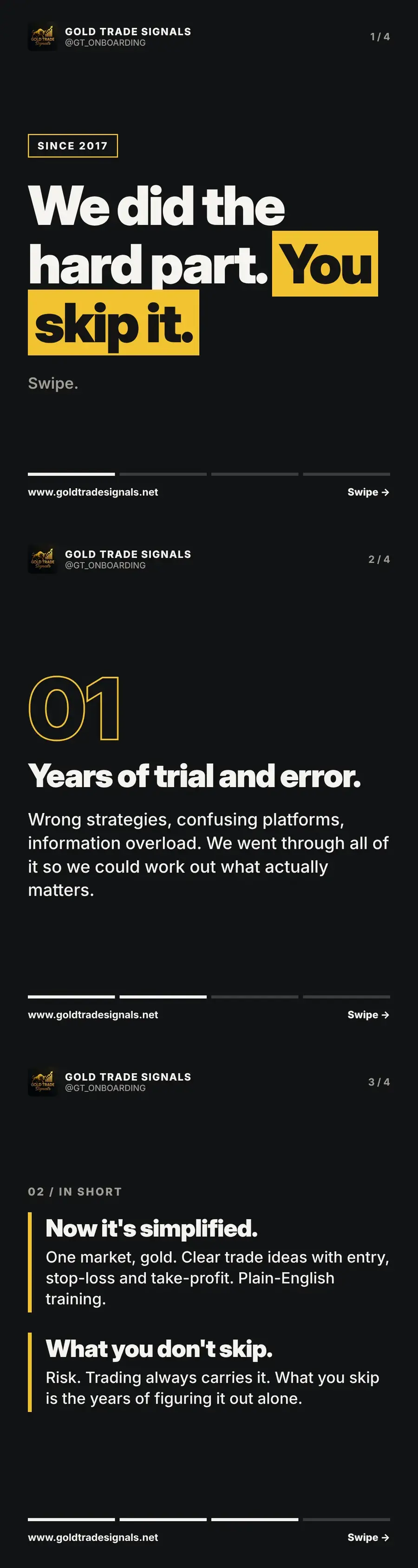 Since 2017: we did the hard part
