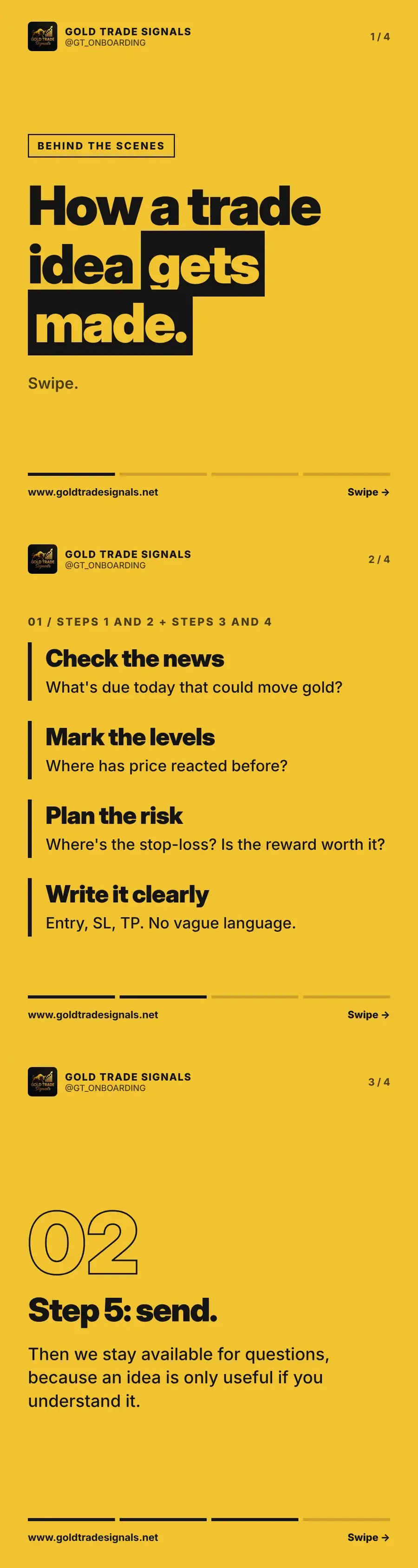 How a trade idea is made, behind the scenes
