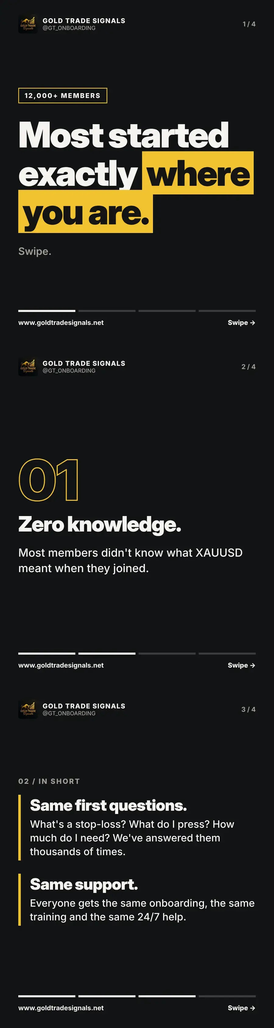 12,000+ members, most started where you are