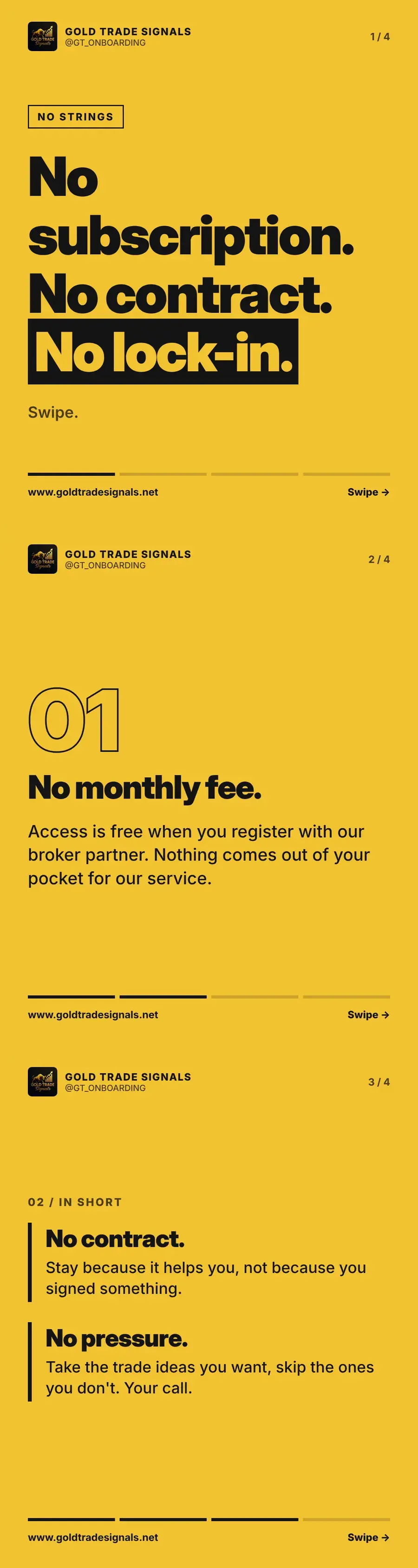 No strings: no subscription, no contract