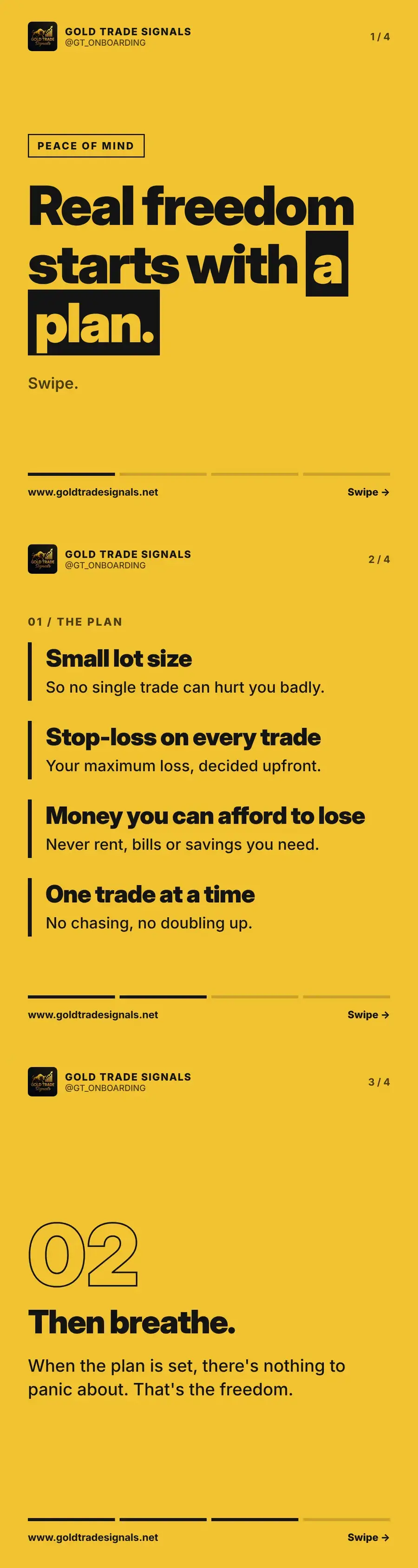 Cover: real freedom starts with a plan