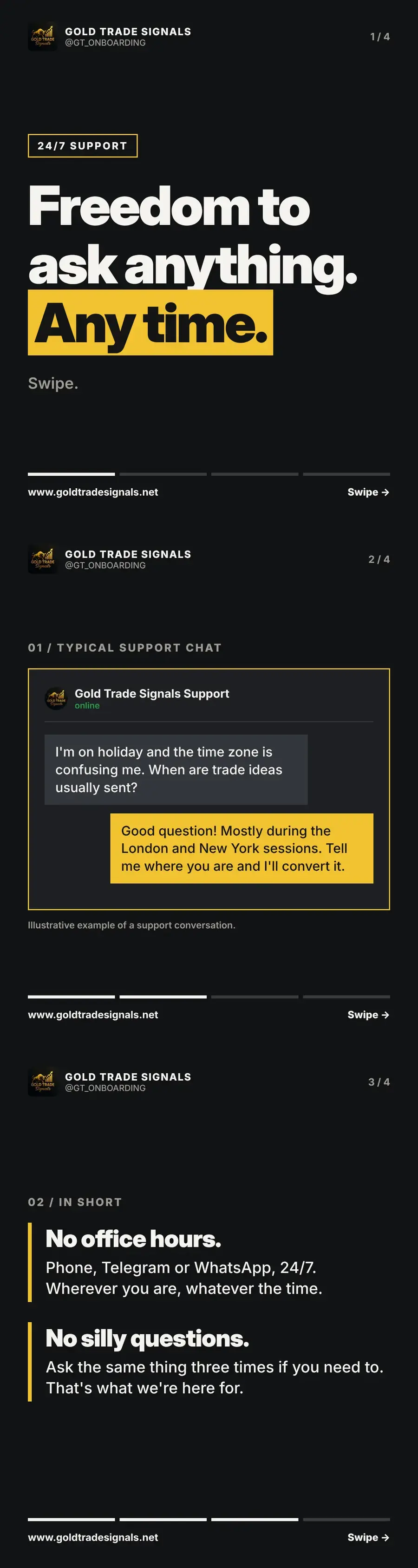 Cover: 24/7 support, freedom to ask anything