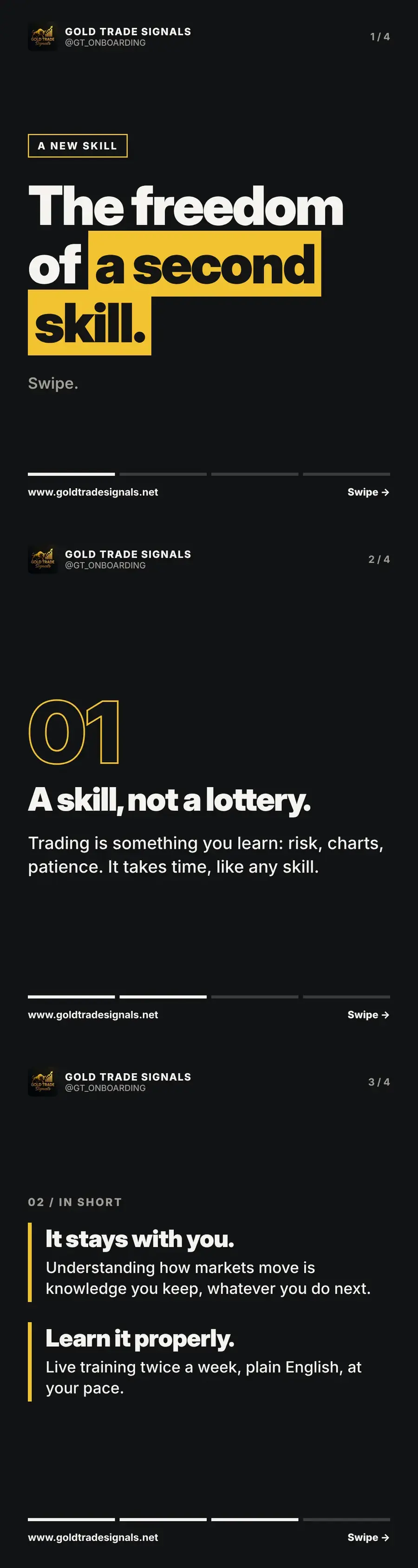 Cover: the freedom of a second skill