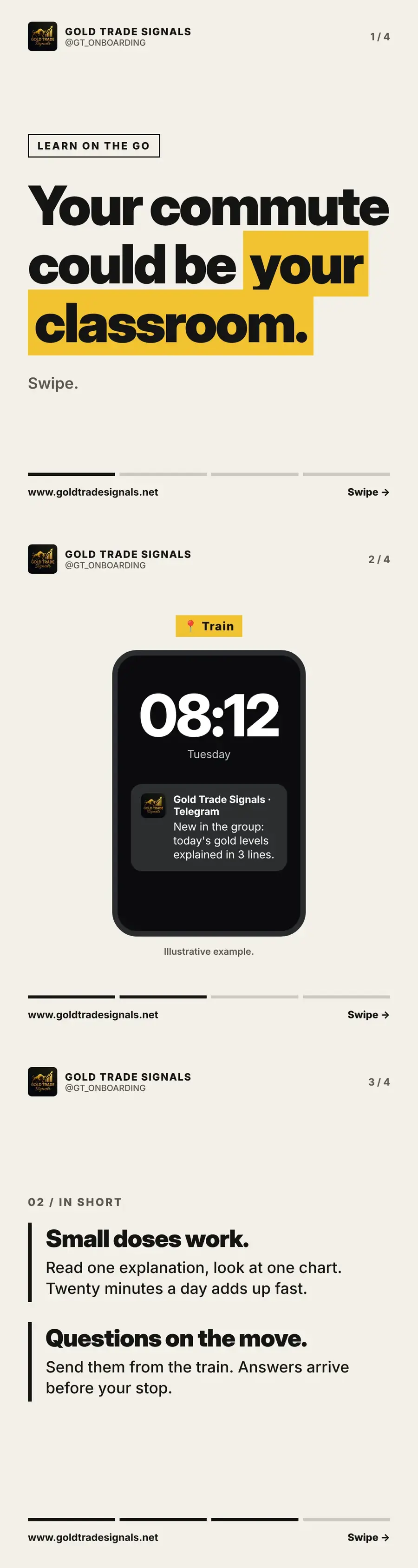 Cover: your commute could be your classroom