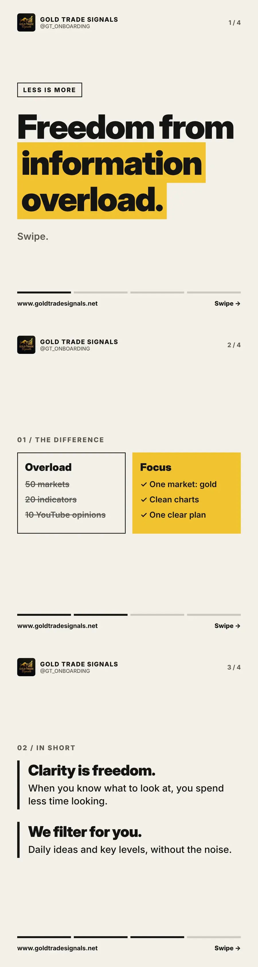 Freedom from information overload