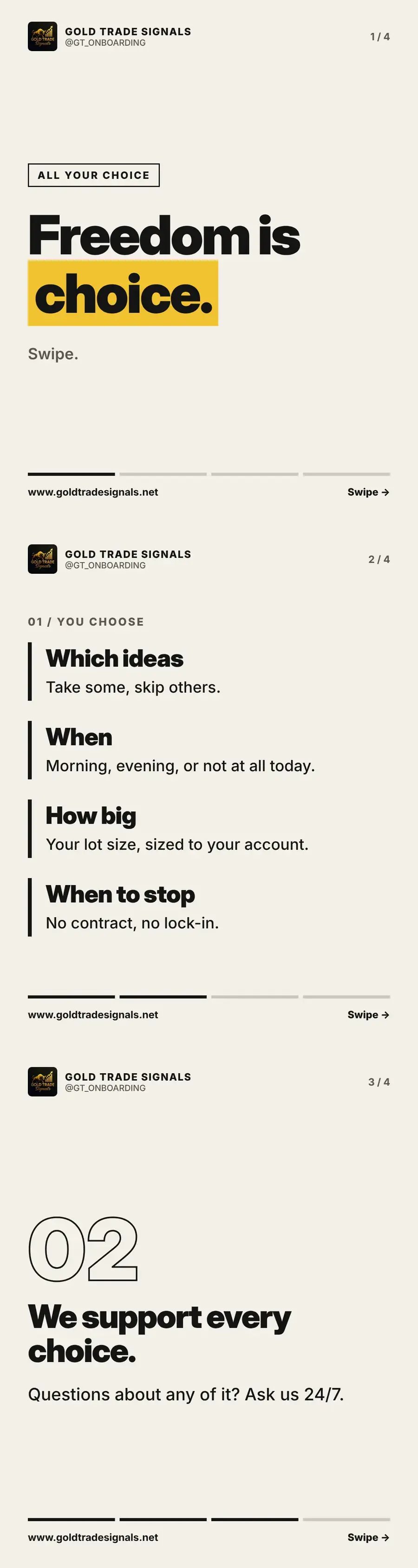 Cover: freedom is choice