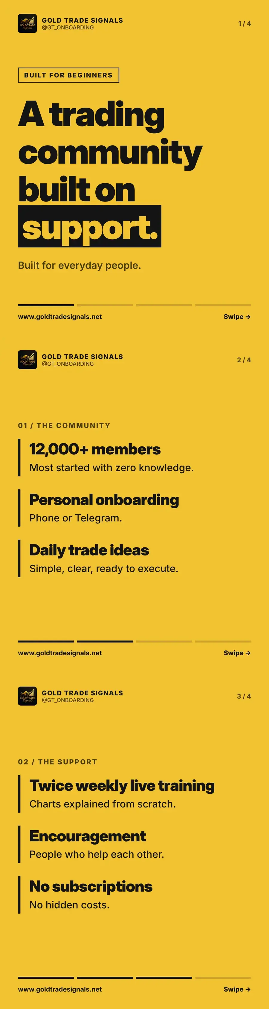 Cover: a trading community built for everyday people