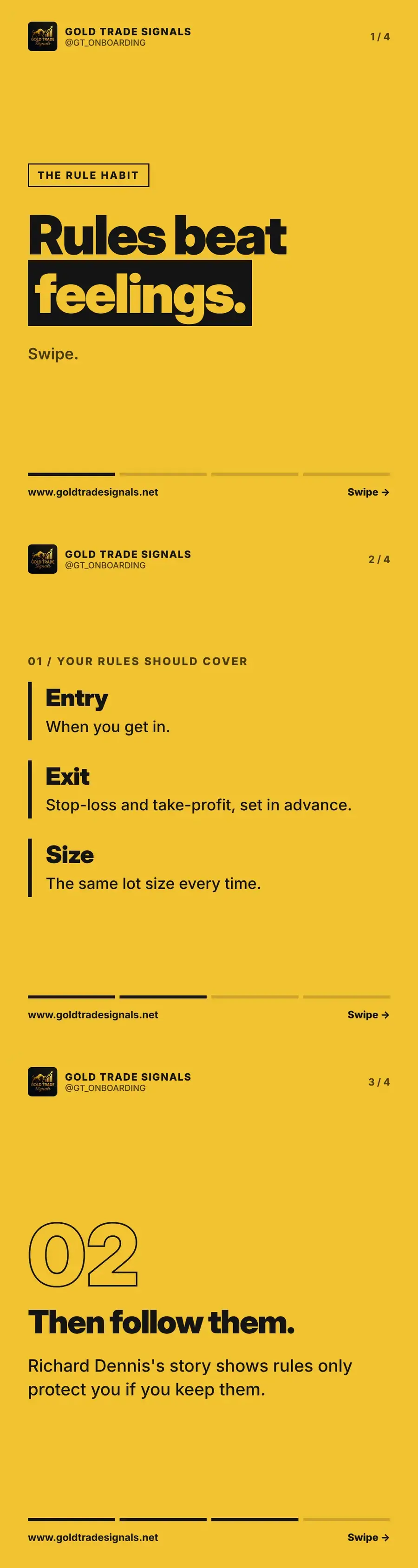 Cover: the rule habit