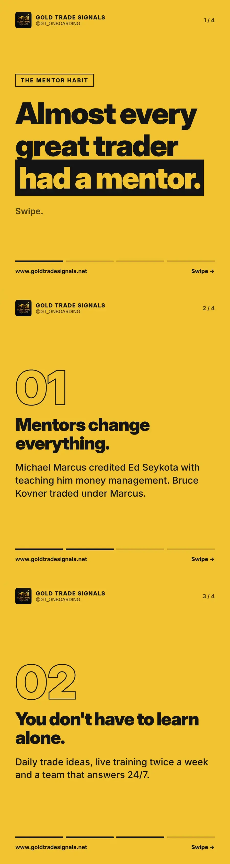 The mentor habit: almost every great trader had a mentor