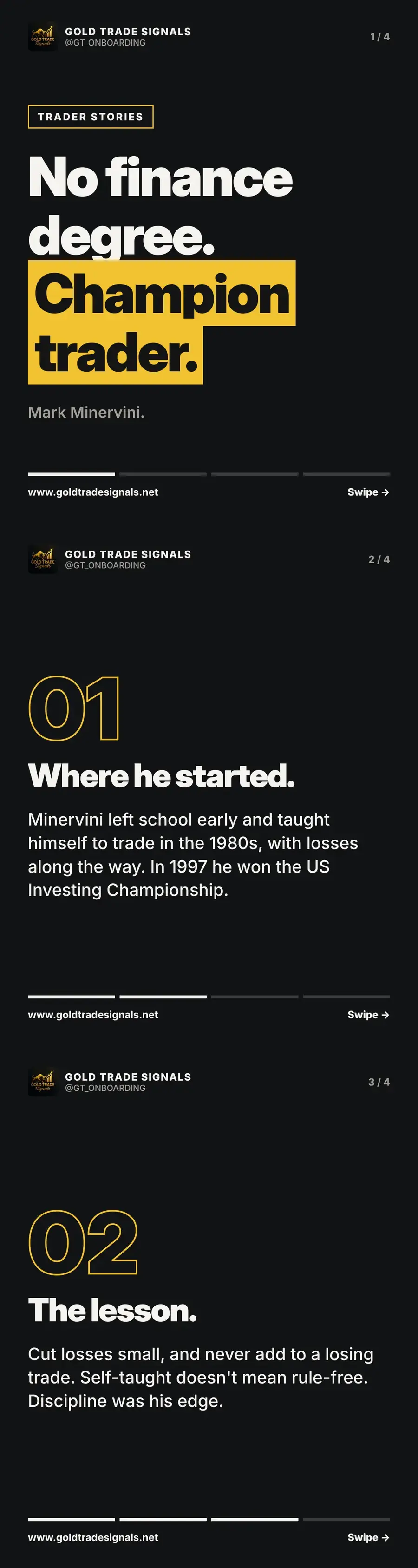 Trader stories: no finance degree, champion trader, Mark Minervini