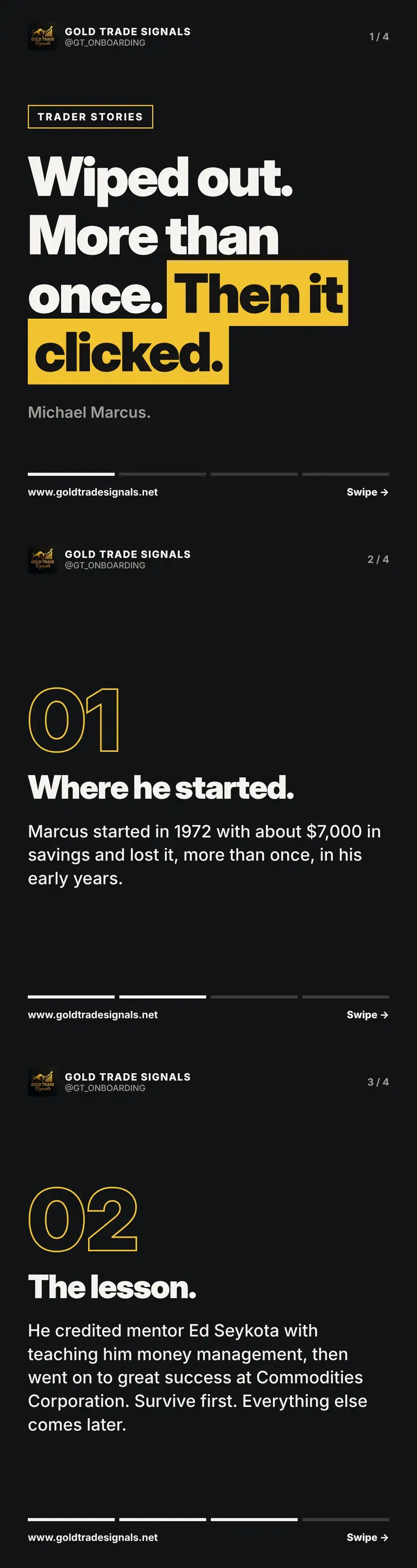 Trader stories: wiped out more than once, then it clicked, Michael Marcus